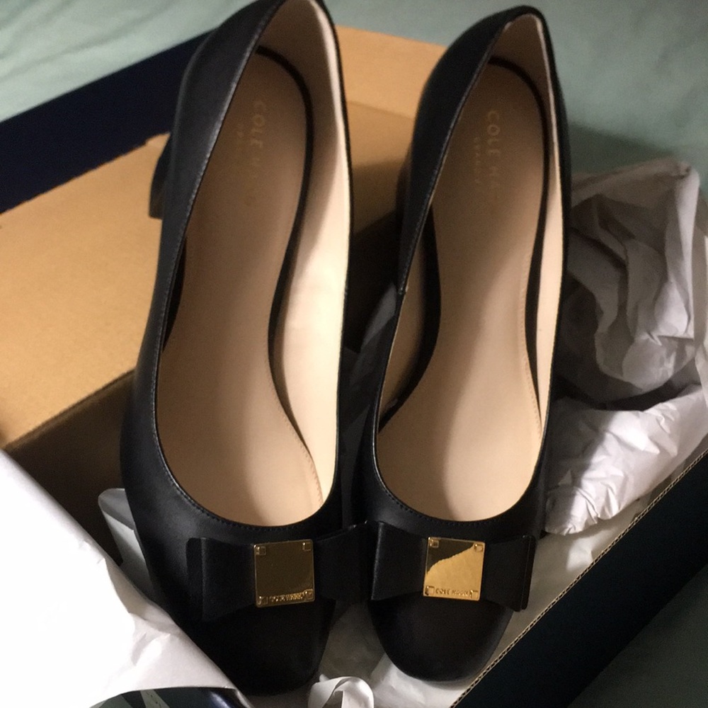 Classic Cole Haan heels; Brand new in box.